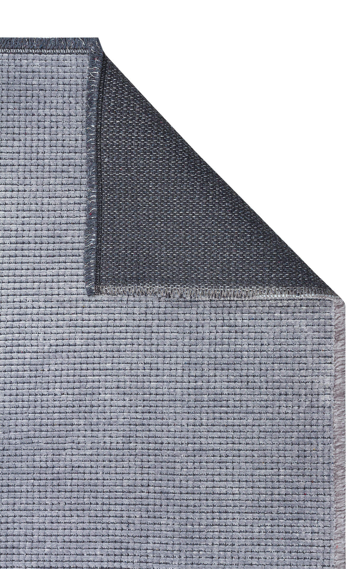 CPR 01 GREY - CAPRI - Hav Toz Vermez Kaymaz Kolay Kullanımlı Yıkanabilir Düz Renk Kilim